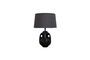 Miniature Biblo black aluminum table lamp Clipped