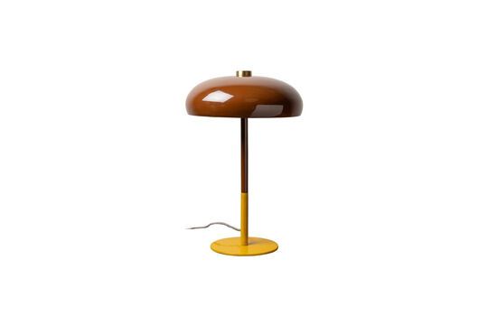 Billie brown metal table lamp Clipped