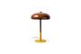 Miniature Billie brown metal table lamp Clipped