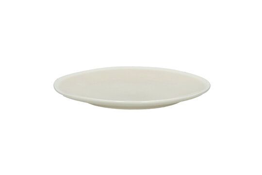 Biscotti beige porcelain dessert plate Clipped