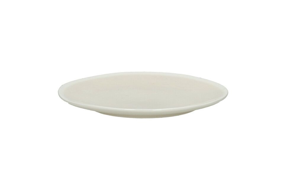 Biscotti beige porcelain dessert plate Pomax