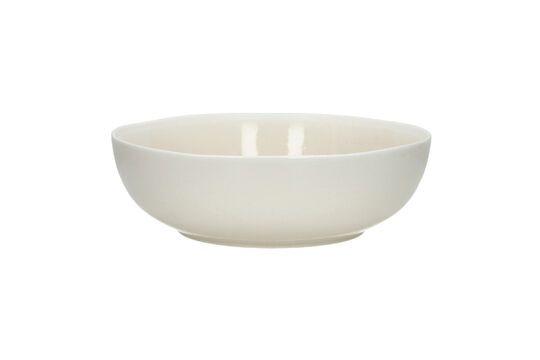 Biscotti beige porcelain pasta bowl Clipped