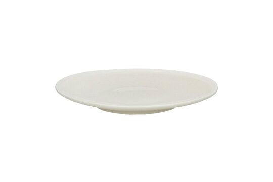 Biscotti beige porcelain plate Clipped