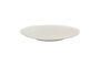 Miniature Biscotti beige porcelain plate Clipped