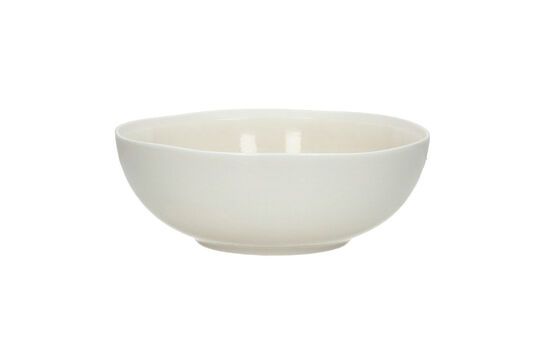 Biscotti beige porcelain soup bowl Clipped