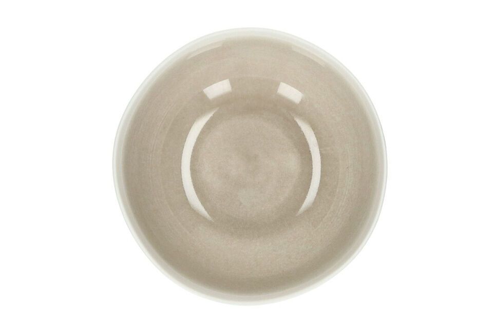 Biscotti dark beige porcelain bowl - 7