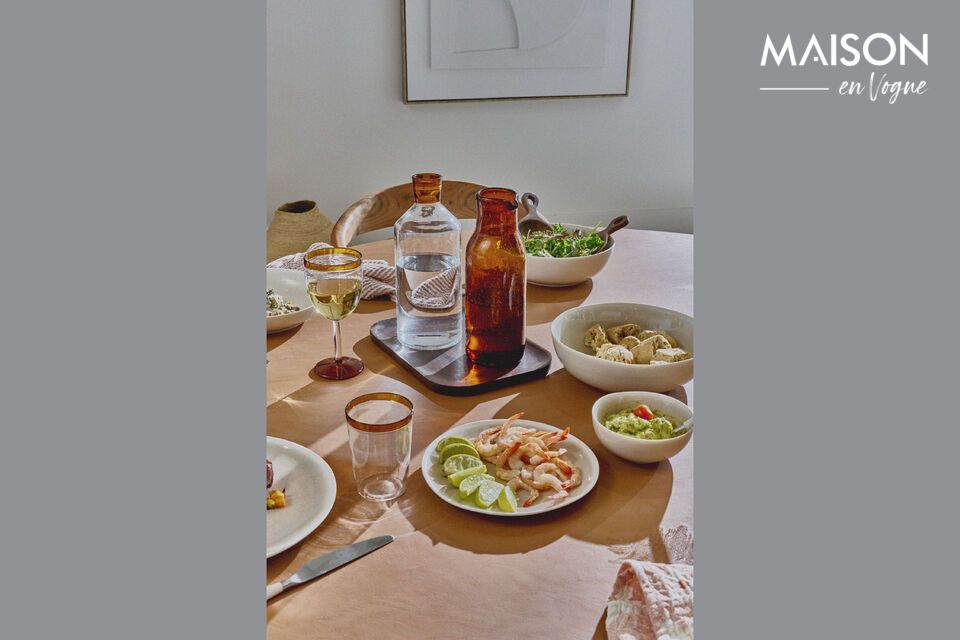 An elegant and functional porcelain pasta bowl.