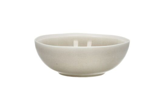 Biscotti dark beige porcelain soup bowl Clipped