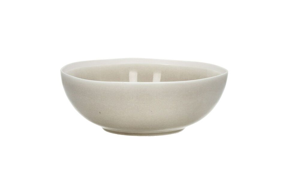 Biscotti dark beige porcelain soup bowl Pomax