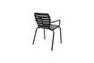 Miniature Black aluminium armchair Vondel 8