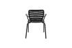 Miniature Black aluminium armchair Vondel 9