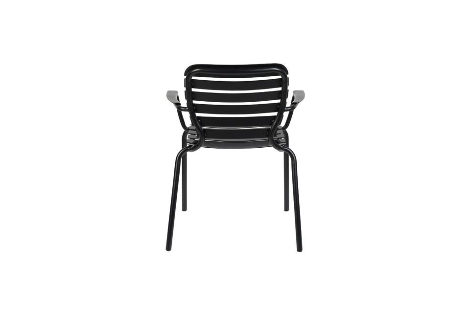 Black aluminium armchair Vondel - 7