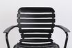 Miniature Black aluminium armchair Vondel 11