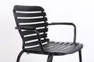 Miniature Black aluminium armchair Vondel 13