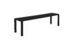 Miniature Black aluminium bench Vondel 4