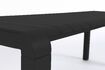 Miniature Black aluminium bench Vondel 7