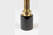 Miniature Black aluminium candle holder Glam 6