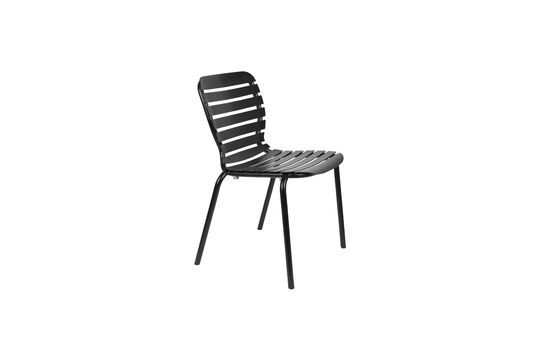 Black aluminium chair Vondel Clipped