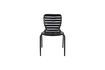 Miniature Black aluminium chair Vondel 7