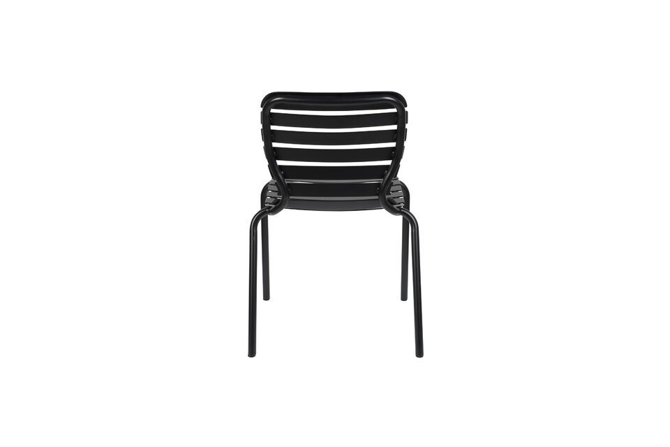 Black aluminium chair Vondel - 8