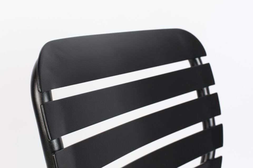 Black aluminium chair Vondel - 11