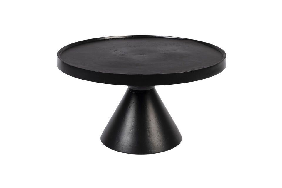 Black aluminium coffee table Floss Zuiver