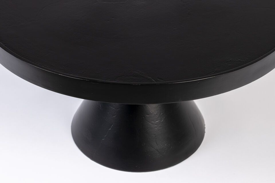 Black aluminium coffee table Floss - 4