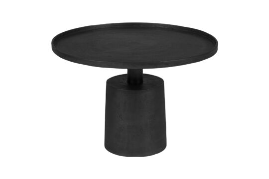 Black aluminium coffee table Mason Clipped