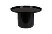 Miniature Black aluminium coffee table Shiny Bomb 1