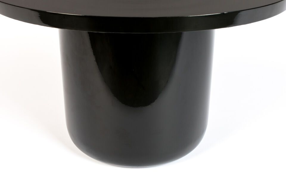 Black aluminium coffee table Shiny Bomb - 8