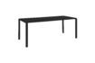 Miniature Black aluminium dining table Vondel 1