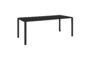 Miniature Black aluminium dining table Vondel Clipped