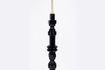 Miniature Black aluminium floor lamp Totem 8