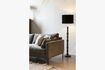 Miniature Black aluminium floor lamp Totem 5