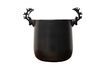 Miniature Black aluminum ice bucket Deer 3