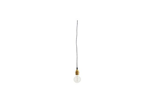 Black and white nylon braided E27 bulb holder Bulb