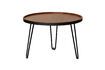 Miniature Black brown teak coffee table 5