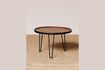 Miniature Black brown teak coffee table 2