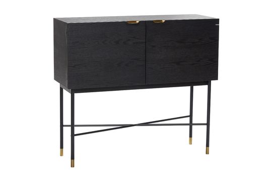 Black eucalyptus wood chest of drawers Norm