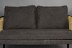 Miniature Black fabric 2-seater sofa Manou 3