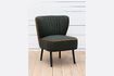 Miniature Black fabric armchair Emorine 1