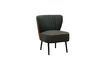 Miniature Black fabric armchair Emorine 7