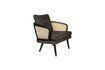 Miniature Black fabric armchair Manou 1