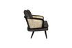 Miniature Black fabric armchair Manou 8