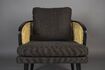 Miniature Black fabric armchair Manou 2