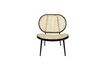 Miniature Black fabric armchair Spike 11