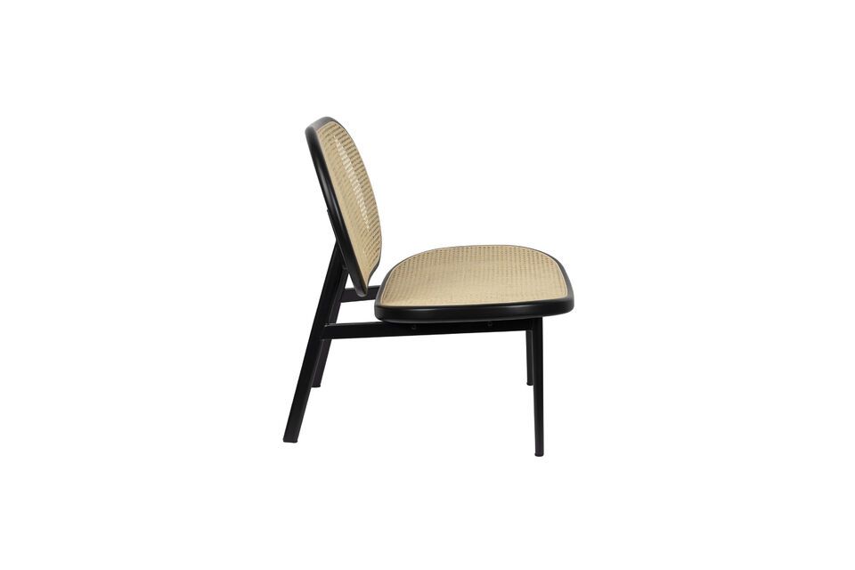 Black fabric armchair Spike - 10