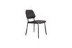 Miniature Black fabric chair Darby 1