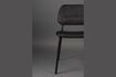 Miniature Black fabric chair Darby 11