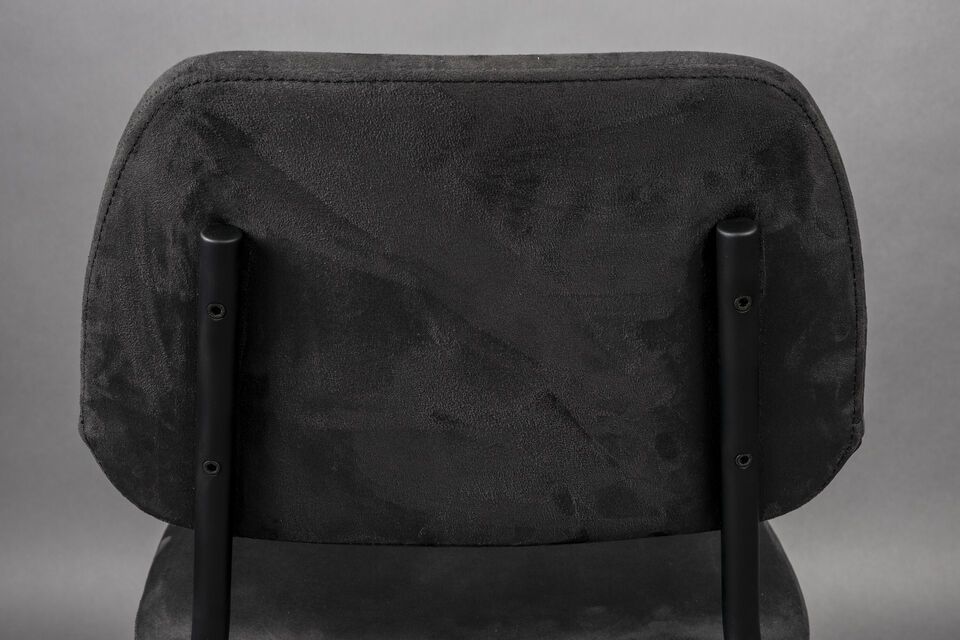 Black fabric chair Darby - 12